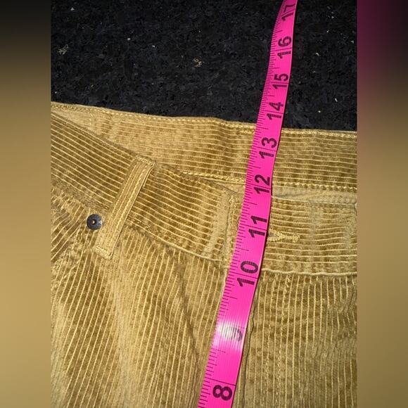 NEW LEVI’S SOFT CORDUROY STRAIGHT LEG PANTS TAN GOLD KHAHI 100% COTTON SZ 29x30 - Picture 9 of 11